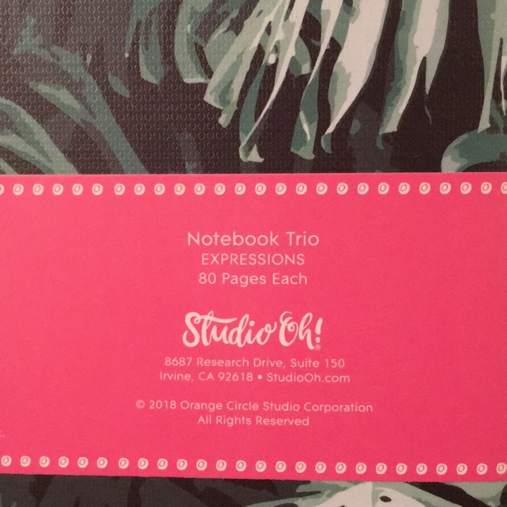 Studio Oh Expressions 3 Notebook Set NWT - Picture 6 of 8